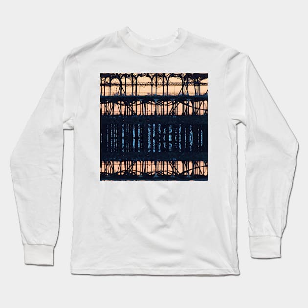 Brighton Ruins Long Sleeve T-Shirt by JohnDalkin